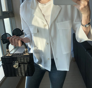 pocket 7 blouse (2color)